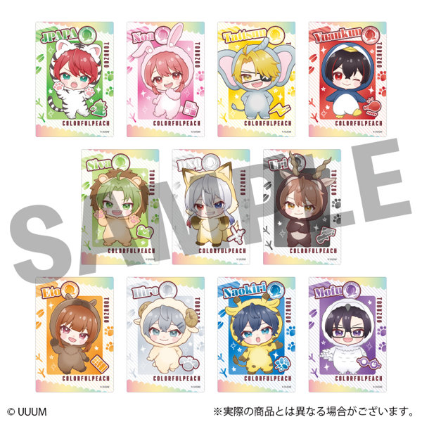 DMM.com [カラフルピーチ トレーディングミニキャラクリアカード（全11種） 【TO 2511】] ホビー・おもちゃ通販