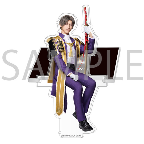 DMM.com [ミュージカル『刀剣乱舞』 ～静かなる夜半の寝ざめ～ 座るアクリルスタンド（戦闘ver.）（4）へし切長谷部役 木原瑠生] ホビー・おもちゃ通販