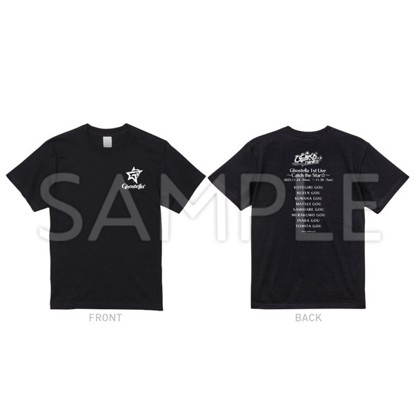 DMM.com [【受注生産】ぴゅあくる刀剣男士 Ghostella 1st Live ～Catch the Star☆～ Tシャツ] ホビー・おもちゃ通販