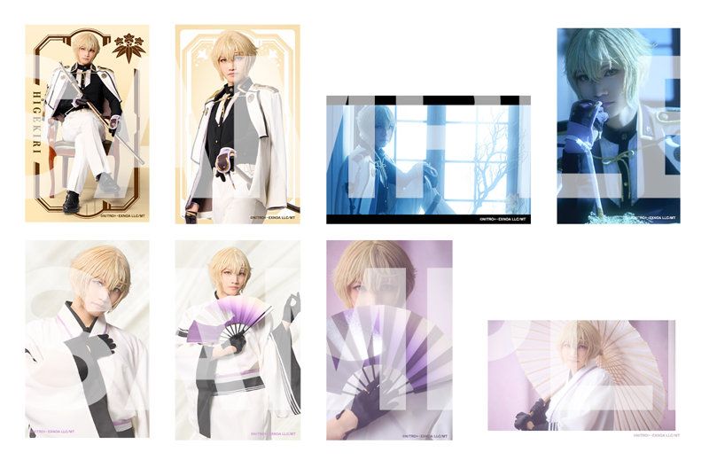 DMM.com [【再販】ミュージカル『刀剣乱舞』 髭切 単騎出陣 ～夢幻泡影～ ランダムミニブロマイド（戦闘ver.＋軽装ver.） 全8種] ホビー・おもちゃ通販