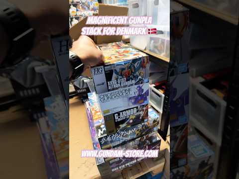 Magnificent Gunpla stack for Denmark 🇩🇰 gundam gunpla banda…