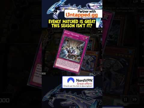 EVENLY MATCHED BEST ANTI META⁉️YuGiOh YuGiOhDuelLinks maste… サムネイル