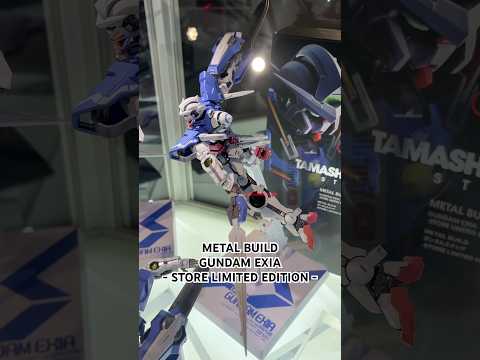 ガンダム展示！メタルビルドのガンダムエクシア（ストアリミテッドエディション）！やはりエクシアはカッコいいわ😊魂ネイショ… サムネイル