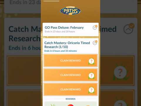 ✨Catch Mastery Oricorio FREE Timed Research COMPLETED And T… サムネイル