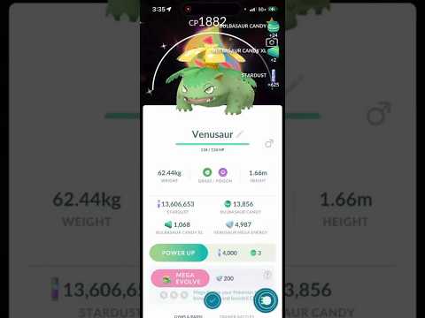 ✨Shiny BACKGROUND Venusaur CAUGHT In Pokemon Go!✨ shorts po… サムネイル