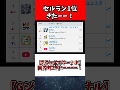 【Gジェネエターナル】国内1位きたーーーー！ サムネイル
