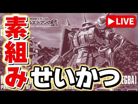 【素組みライブ】大量の水転写式デカールが付属！モノアイも水転写！貼らんけど「HGGO 高機動型ザク 地上用（エグバ機）… サムネイル