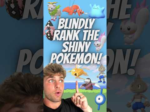 ✨Blindly Ranking SHINY POKEMON!✨ shorts pokemon サムネイル