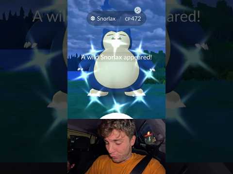 ✨Shiny Snorlax CAUGHT In Pokemon Go!✨ shorts pokemon サムネイル