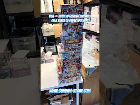 USA 🇺🇸 went SD gundam bananas on a stack of oldschool kits… サムネイル