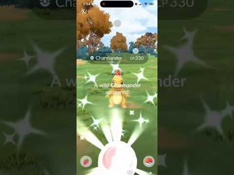 ✨Shiny Costume Charmander CAUGHT In Pokemon Go!✨shorts poke…