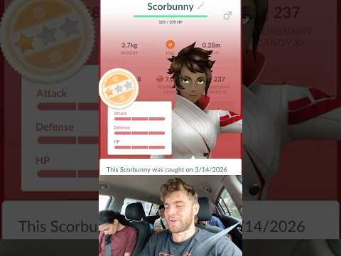 ✨💯SHUNDO CAUGHT ON COMMUNITY DAY IN POKEMON GO!💯✨ shorts po… サムネイル