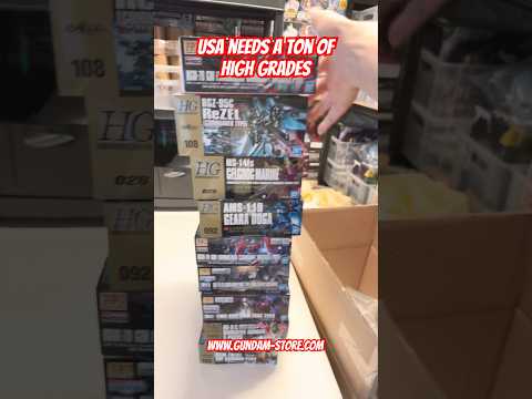 USA needs a ton of high grades gundam gunpla bandai modelki… サムネイル