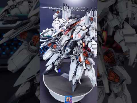 HGアリュゼウスνガンダムカラー完成！I made Nu color alyzeus!modelkit gundam… サムネイル