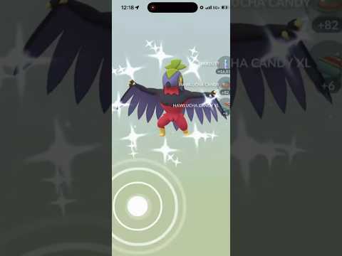 ✨NEW Shiny Hawlucha HATCHED In Pokemon Go!✨ shorts pokemon サムネイル