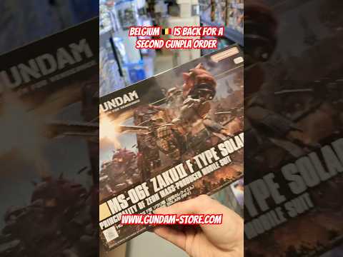 Belgium 🇧🇪 is back for a second Gunpla order gundam gunpla… サムネイル