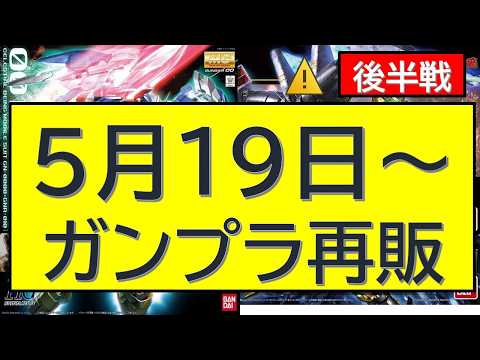 5月19日～ガンプラ再販 サムネイル