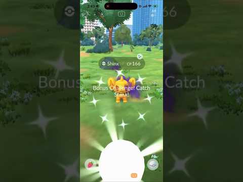 ✨Shiny Shadow Shinx CAUGHT in Pokemon Go!✨ shorts pokemon サムネイル