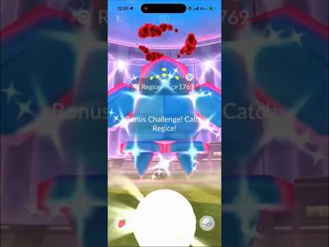 ✨NEW Shiny Dynamax Regice CAUGHT in Pokemon Go!✨ shorts pok… サムネイル