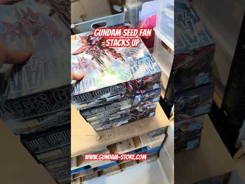 Gundam seed fan stacks up gundam gunpla bandai modelkit hob…