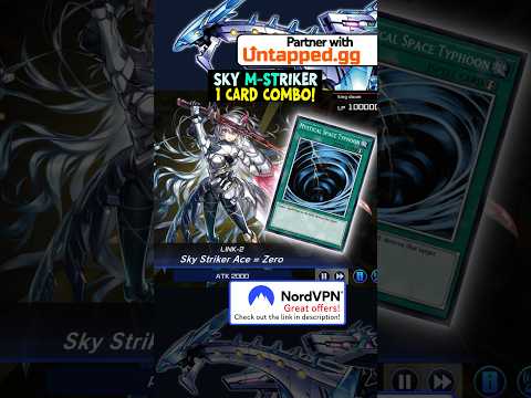 SKY STRIKER TYPHOON 1 CARD COMBO⁉️YuGiOh​​ YuGiOhDuelLinks​… サムネイル