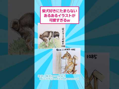 柴犬好きにはたまらないあるあるイラストが可愛すぎるw おもしろ 犬 サムネイル