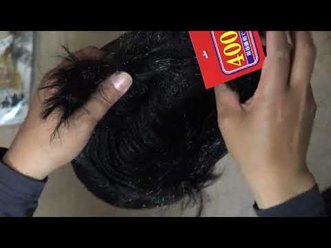 ダイソー　パーティーかつら　リーゼント　かぶってみた。　仮面ライダーゴースト サムネイル