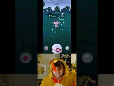 ✨SHINY COSTUME WOOPER CAUGHT IN POKEMON GO!!!✨ shorts pokem… サムネイル