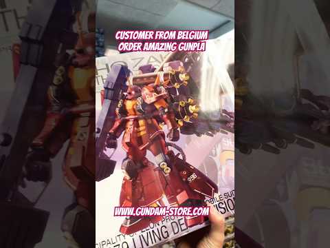 Customer from Belgium order amazing Gunpla gundam gunpla ba… サムネイル