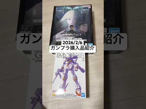 2026/2/6 ガンプラ購入品紹介！HGΞガンダム（クリアカラー）劇場公開記念パッケージにMGクロスボーンガンダムX… サムネイル