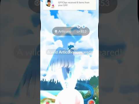 ✨SHINY GALARIAN ARTICUNO CAUGHT IN POKEMON GO!✨ shorts poke… サムネイル