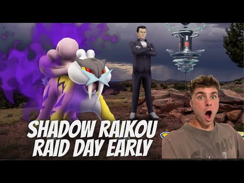 ✨Shadow Raikou Raid Day EARLY LIVE In Pokemon Go!✨ サムネイル