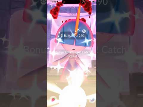 ✨Shiny Dynamax Ralts CAUGHT in Pokemon Go!✨ shorts pokemon サムネイル