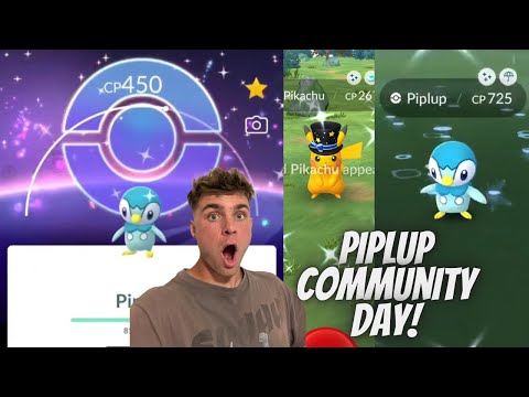 ✨Piplup Community Day Classic and FINAL DAY Of Shiny Booste… サムネイル