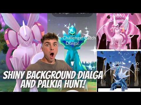 ✨ORIGIN PALKIA & DIALGA RAIDS!!! Shiny Background HUNT LIVE… サムネイル