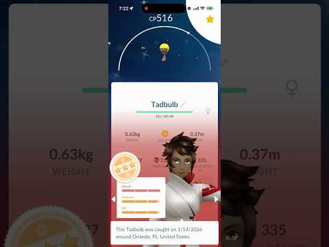 ✨I ALMOST Got a SHUNDO TADBULB in Pokemon Go, SO CLOSE!✨ sh… サムネイル