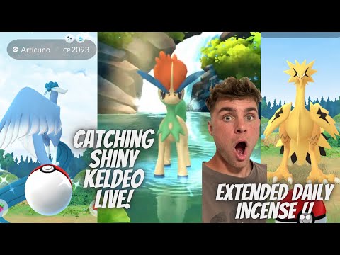 ✨Catching SHINY KELDEO LIVE and Shiny Galarian Bird Hunt In… サムネイル