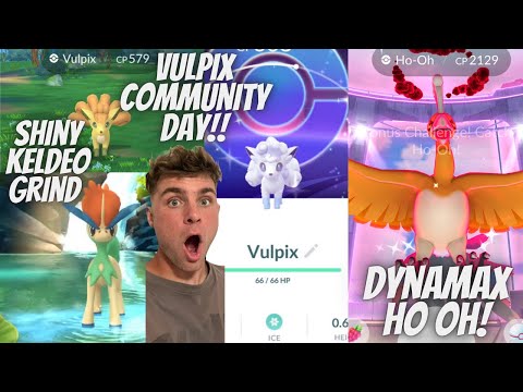 ✨Vulpix Community Day, Shiny Dynamax Ho-Oh Hunt and Shiny K… サムネイル