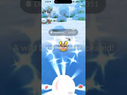 ✨Shiny Costume Dedenne CAUGHT In Pokemon Go!!✨ shorts pokem… サムネイル
