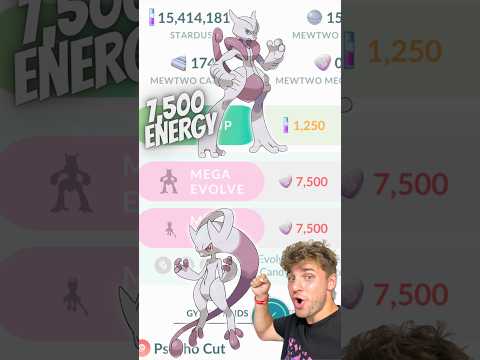 HOW TO GET MEGA MEWTWO IN POKEMON GO!!! 7,500 MEGA ENERGY?!… サムネイル