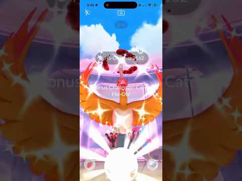 ✨Shiny Dynamax Ho Oh CAUGHT In Pokemon Go!✨ shorts pokemon