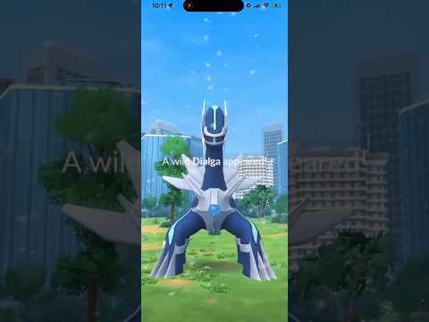 WILD LEGENDARY!!! 3,000+ CP Wild Dialga In Pokemon Go! shor… サムネイル