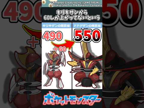 【ポケモン】ステはキリキザンから60しか上がってないという ポケモン 反応集 チャンピオンズ サムネイル