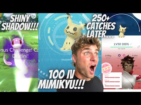 ✨100 IV MIMIKYU CAUGHT!!! Shiny Shadow Dratini, 250+ Mimiky… サムネイル