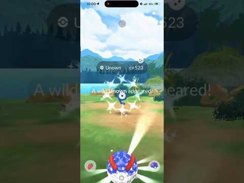 ✨NEW Shiny Unown Z CAUGHT In Pokemon Go!✨ shorts pokemon サムネイル