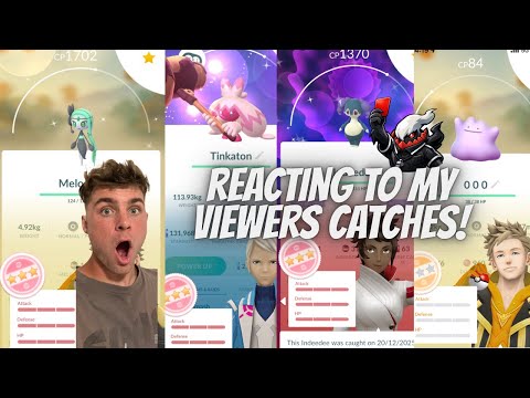 ✨INSANE SHUNDOS!!! Reacting To My Viewers Catches in Pokemo…