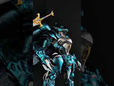 PLAMAX ヴェルビン 大理石調キャンディ塗装 完成 #聖戦士ダンバイン #プラモデル サムネイル