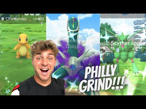 ✨Shadow Shiny Dialga CAUGHT, Shiny Hunting and PHILLY GRIND… サムネイル