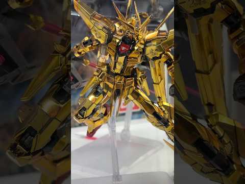 ガンプラ展示！RGアカツキガンダムの3種のゴールドメッキが美しすぎる😍ガンダムSEEDの裏最強機体！ビックカメラ秋葉原… サムネイル
