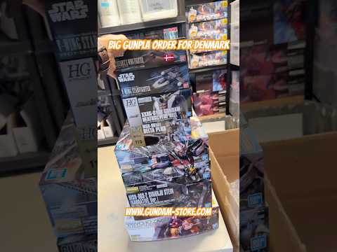 Big Gunpla order for Denmark 🇩🇰 gundam gunpla bandai modelk… サムネイル